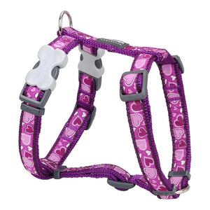 Red Dingo Breezy Love Purple Dog Harness