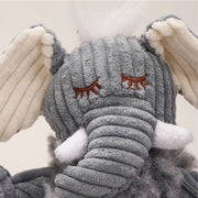 HuggleHounds HuggleFleece Elephant Dog Toy