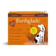 Forthglade Just Grain Free Chicken, Liver & Turkey Variety Pack Complementary Wet Dog Food