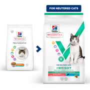 Hill's Vet Essentials Multi-Benefit + Weight Young Adult Cat Tuna Dry Food