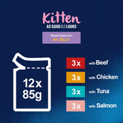 Felix As Good As It Looks Kitten Mixed Selection Wet Cat Food