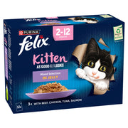 Felix As Good As It Looks Kitten Mixed Selection Wet Cat Food