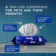 DOUXO® SPA Multipurpose Grooming Wipes Dogs & Cats