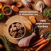 Forthglade Complete Grain Free Adult Turkey & Sweet Potato Wet Dog Food