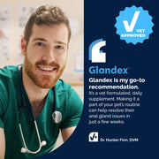 Vetnique Glandex® Vegan Anal Gland Support Powder for Dogs - Vegan Salmon Flavour