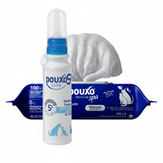 Gentle Ear Care for Dogs & Cats Bundle - Douxo S3 Ear Cleaner & Douxo SPA Grooming Wipes