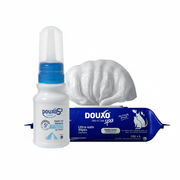 Gentle Ear Care for Dogs & Cats Bundle - Douxo S3 Ear Cleaner & Douxo SPA Grooming Wipes