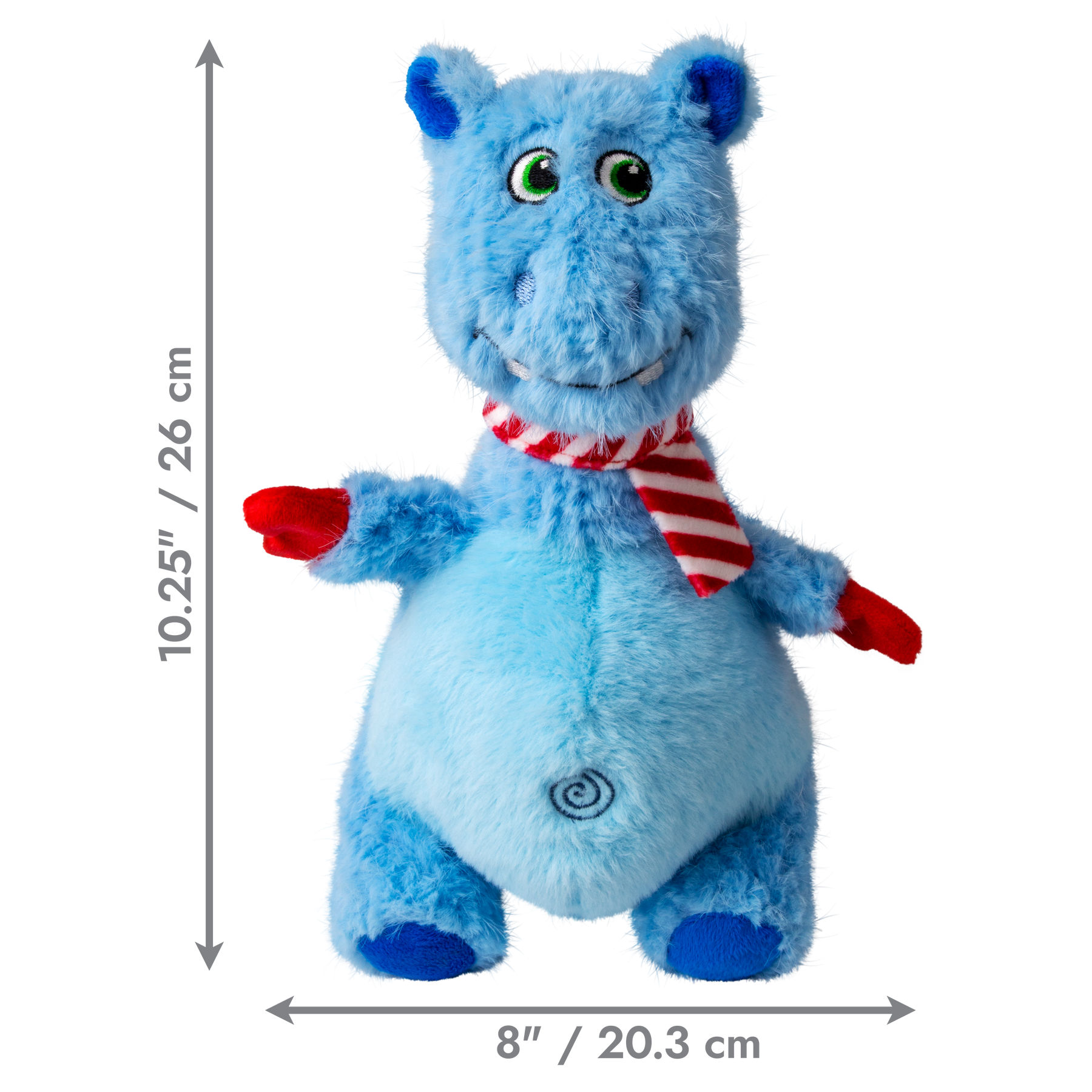 KONG Holiday Knots Belly Hippo Medium/Large