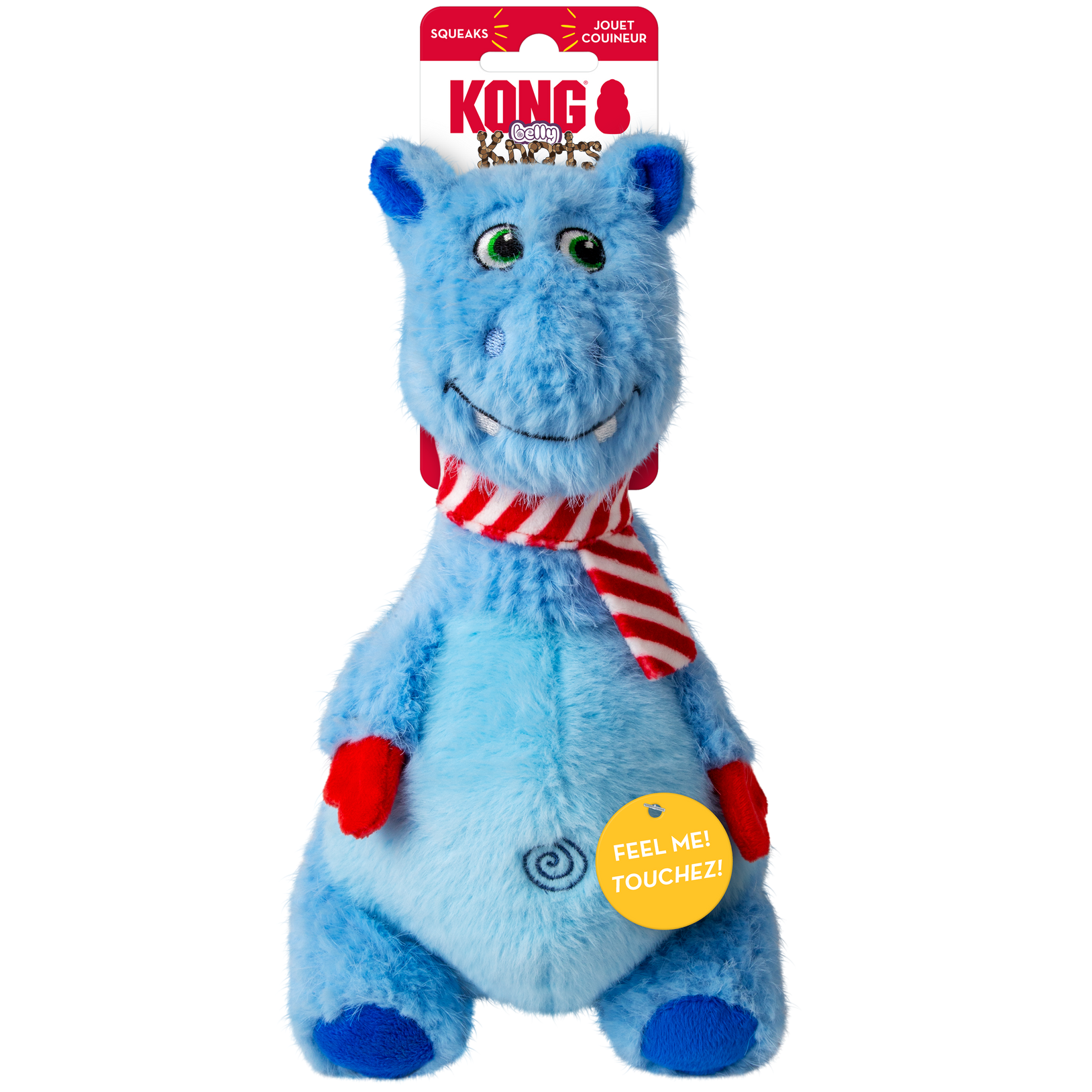 KONG Holiday Knots Belly Hippo Medium/Large