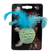 Hem and Boo Ball And Feathers Rattle Cat Toy