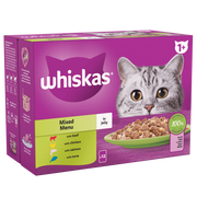 Whiskas 1+ Mixed Menu in Jelly