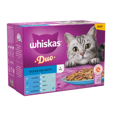 Whiskas 1+ Duo Ocean Delights in Jelly