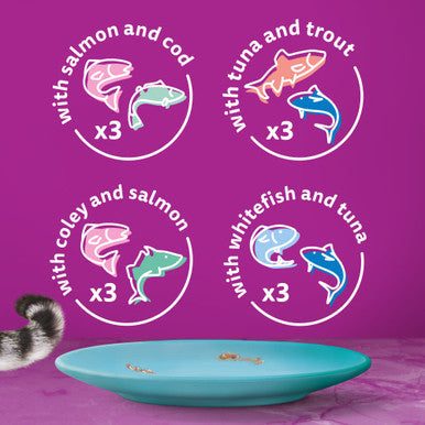 Whiskas 1+ Duo Ocean Delights in Jelly