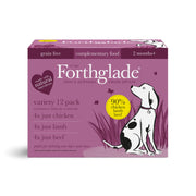 Forthglade Just Grain Free Chicken, Lamb & Beef Variety Pack Complementary Wet Dog Food