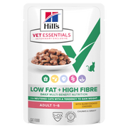 Hill's Vet Essentials Multi-Benefit + Low Fat + High Fibre Wet Cat Food 12 x 85g