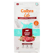 Calibra Life Junior Small & Medium Fresh Beef Dog Dry Food