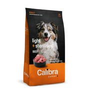 Calibra Dog EXPERT+ Adult Light Sterilised Beef