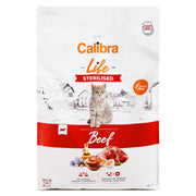 Calibra Life Sterilised Beef Cat Dry Food
