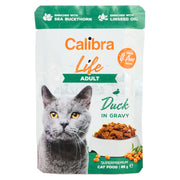 Calibra Life Pouch Adult Duck Cat Wet Food Pouches