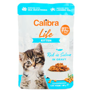 Calibra Life Pouch Kitten Salmon Cat Wet Food Pouches