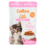 Calibra Life Pouch Kitten Turkey Cat Wet Food Pouches