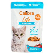 Calibra Life Pouch Sterilised Duck Cat Wet Food Pouches