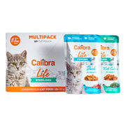 Calibra Life Pouch Sterilised Mix Cat Wet Food Pouches
