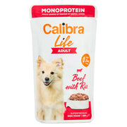 Calibra Life Pouch Adult Beef Dog Wet Food Pouches