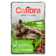 Calibra Premium Sterilised Salmon Cat Wet Food
