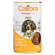 Calibra Premium Chicken & Liver Dog Wet Food