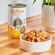 Calibra Premium Chicken & Liver Dog Wet Food