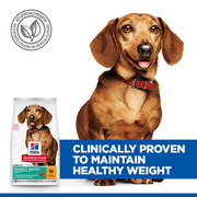 Hill's Science Plan Perfect Weight Small and Mini Chicken Dry Dog Food