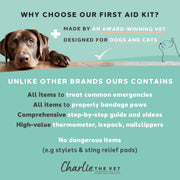 Charlie The Vet Mini Pet First Aid Kit | Compact Daily Carry Edition