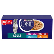 PURINA® ONE Mini Fillets Mixed Selection in Gravy Wet Cat Food