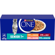 PURINA® ONE Senior Mixed Selection in Gravy Wet Cat Food