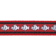 Red Dingo Reflective Fish Red Cat Collar