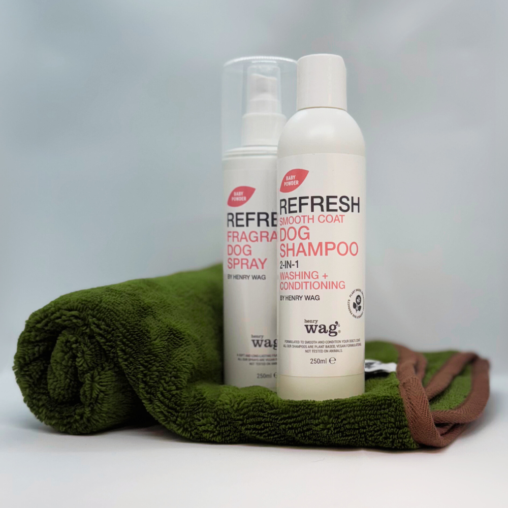 Henry Wag Smooth Dog Shampoo Baby Powder