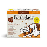 Forthglade Complete Grain Free Senior Turkey & Lamb Variety Pack Wet Dog Food