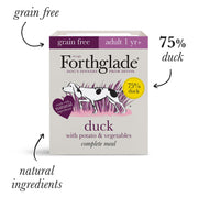 Forthglade Complete Grain Free Adult Chicken & Duck Variety Pack Wet Dog Food