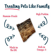 Snif-Snax Salmon Skin Cracklings Dog Treats