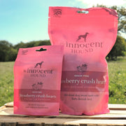 The Innocent Hound Strawberry Crush Hearts Dog Treats