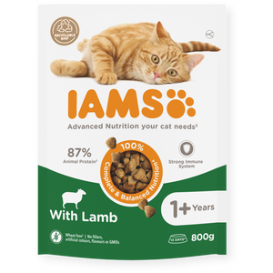 IAMS Vitality Adult Cat Lamb Dry Cat Food