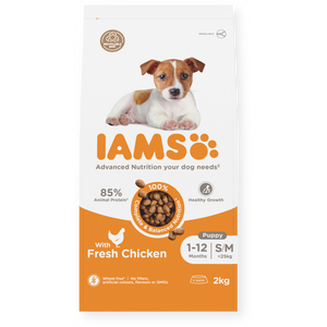 IAMS Vitality Puppy Small & Medium Breed Chicken Dry Dog Food