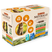 IAMS Naturally Adult Cat Land & Sea Wet Cat Food