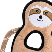Beco Recycled Rough & Tough Sloth Dog Toy