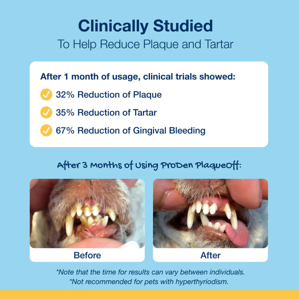 Plaque Off Dental Bones Vegetable Fusion 482g