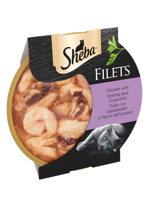 Sheba Fillets Tray Chicken & Tuna MSC Gravy 32x60g