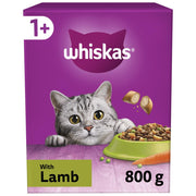 Whiskas 1+ Complete Lamb Dry Food