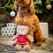Rosewood Buddy Bear Christmas Plush Dog Toy