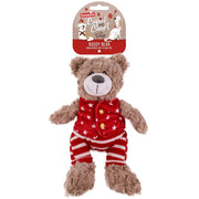 Rosewood Buddy Bear Christmas Plush Dog Toy